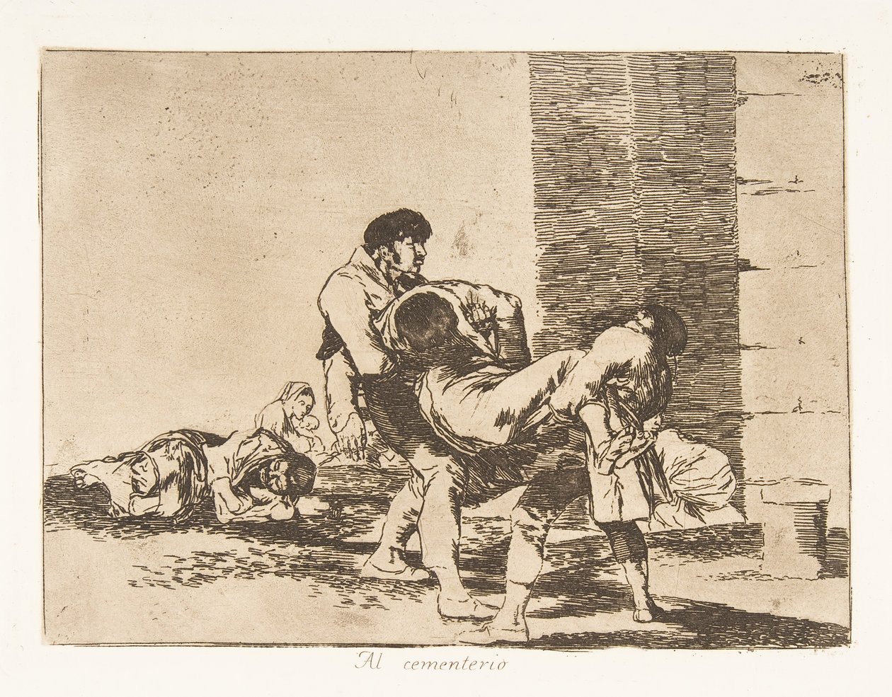 56. tábla a „The Disasters of War” Los Desastres de la Guerra-ból: „To..., 1811-12, 1863. alkotó: Francisco de Goya