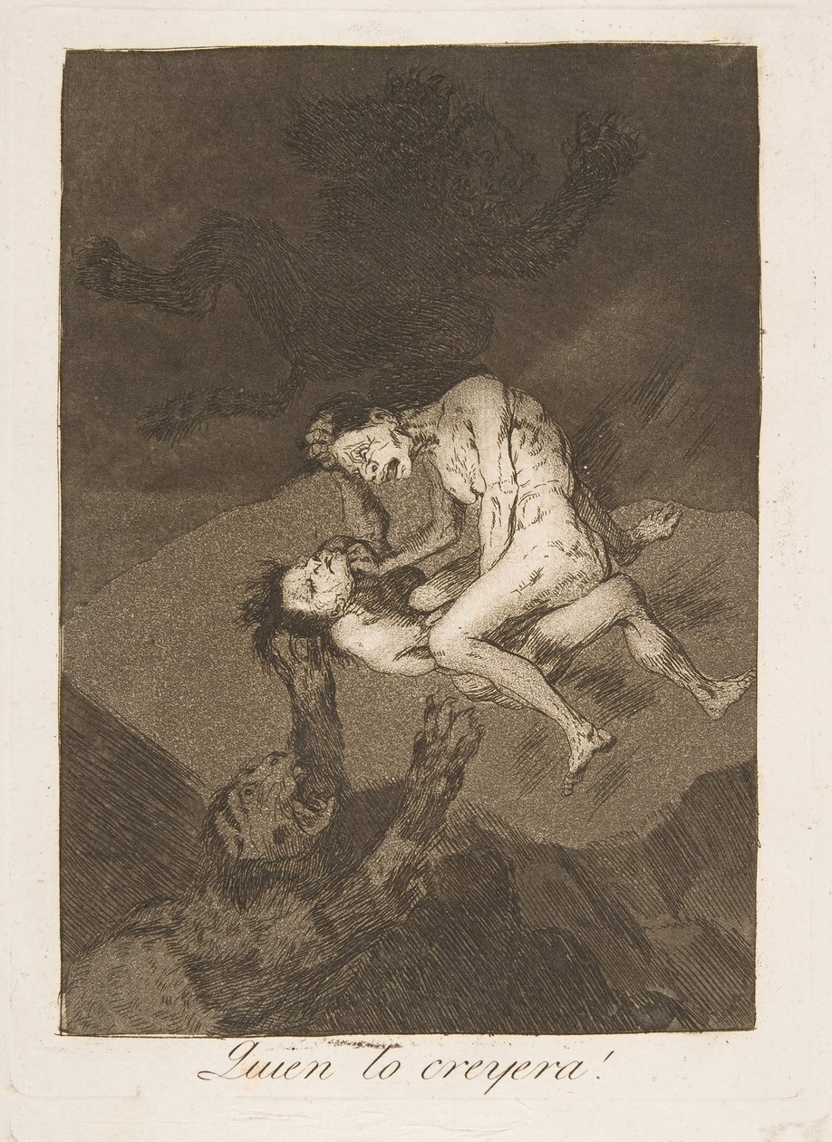62. tábla Los Caprichosból: Ki gondolta volna, hogy Quien lo creyera!, 1799. alkotó: Francisco de Goya
