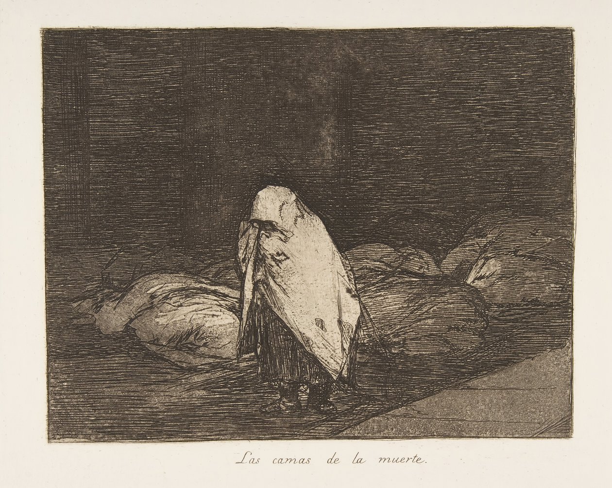 62. tábla a The Disasters of War Los Desastres de la Guerra-ból: Th..., 1811-12, megjelent 1863. alkotó: Francisco de Goya