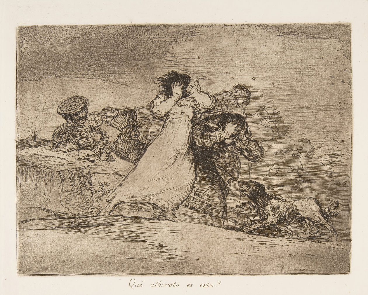 65. tábla a The Disasters of War Los Desastres de la Guerra...-ból, 1814-15 után, 1863. alkotó: Francisco de Goya