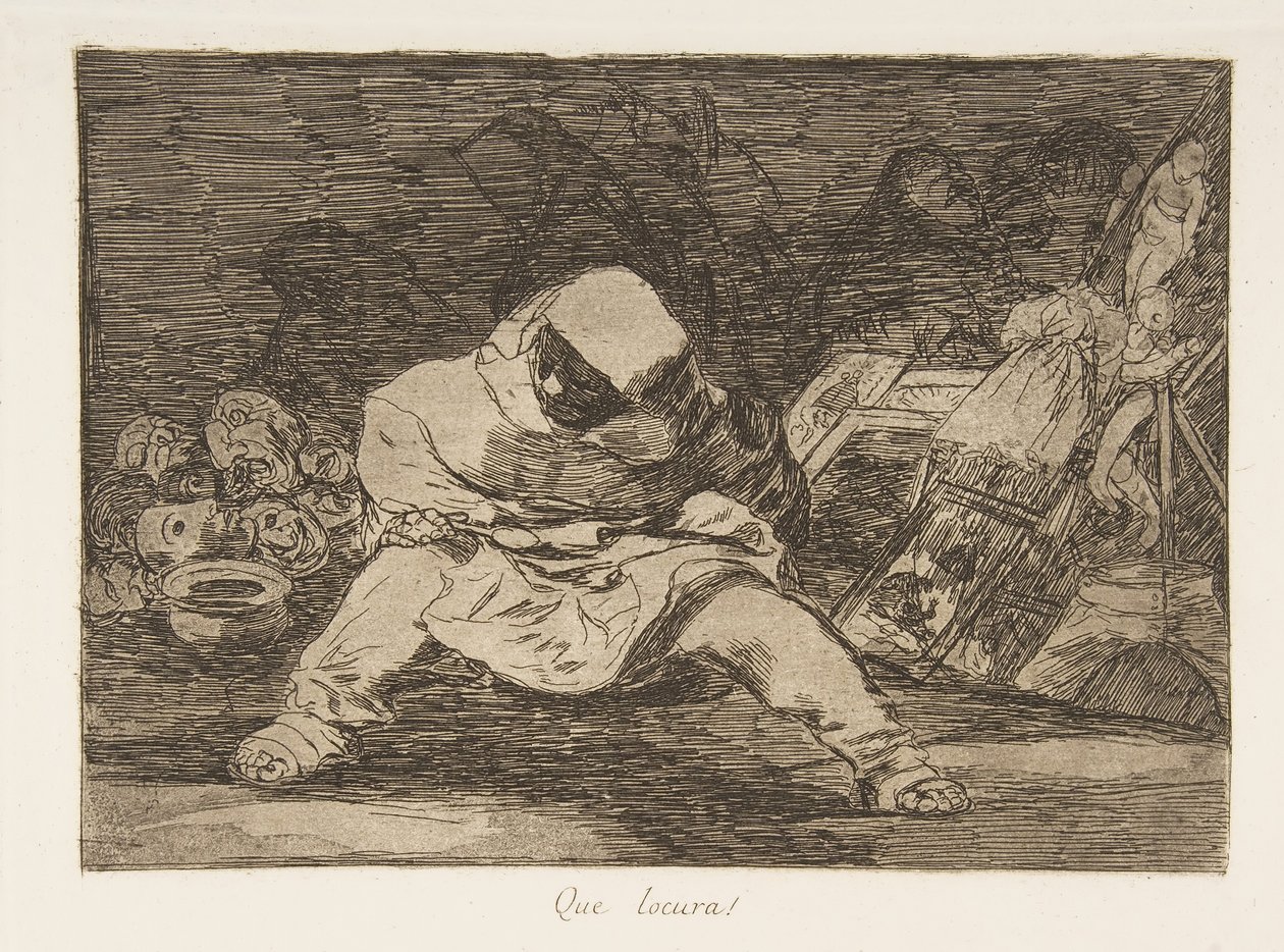 68. tábla a The Disasters of War Los Desastres de la Guerra...-ból, 1814-15 után, 1863. alkotó: Francisco de Goya