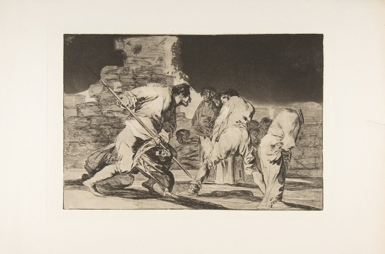 6. tábla a Különbözőktől: Elképesztő – és minket Isten teremtett, kb. 1816-23, 1864-ben megjelent. alkotó: Francisco de Goya