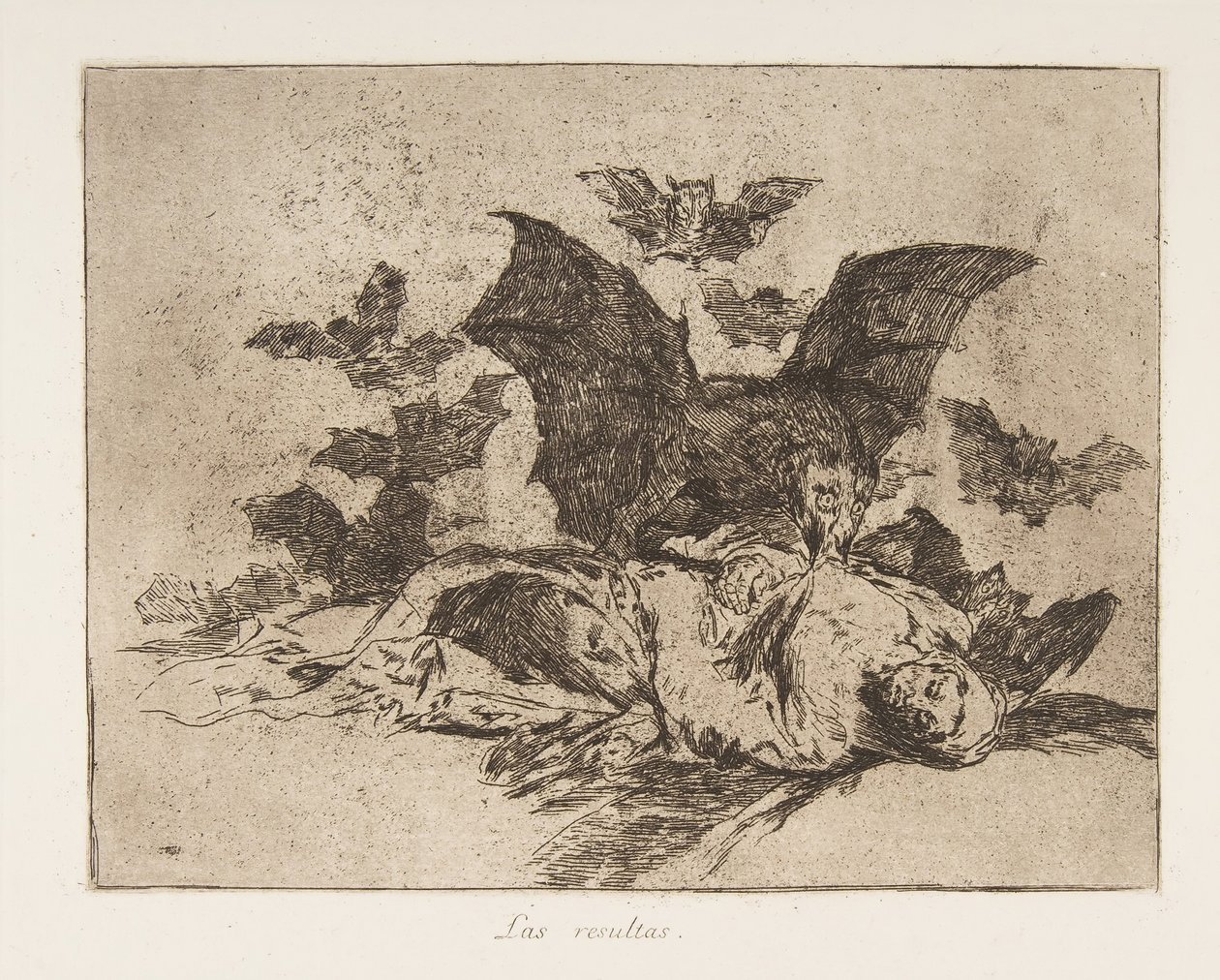72. tábla a The Disasters of War Los Desastres de la Guerra...-ból, 1814-15 után, 1863. alkotó: Francisco de Goya