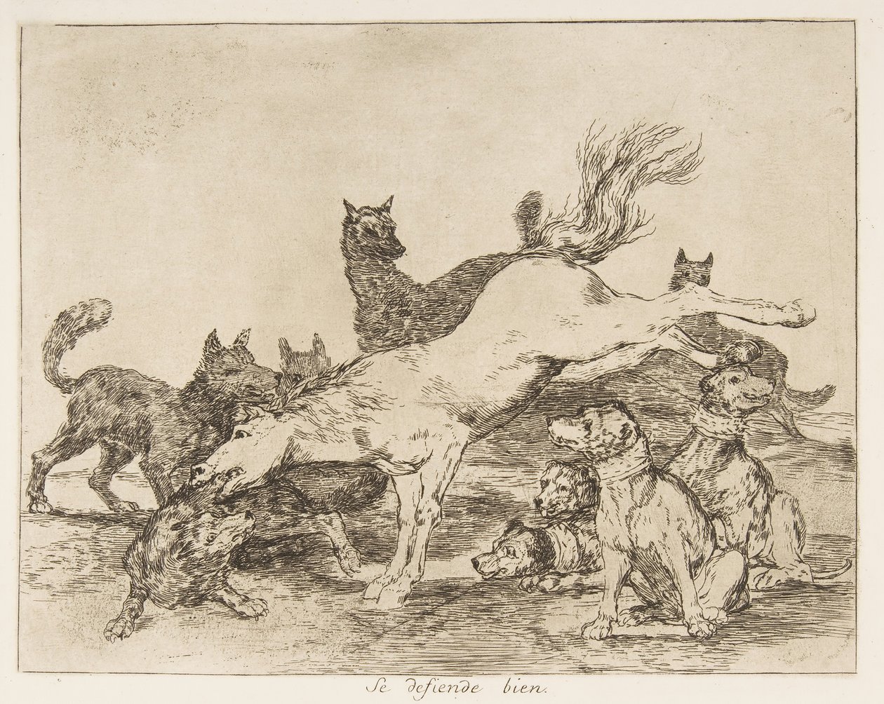 78. tábla a „The Disasters of War” Los Desastres de la Guerra...-ból, 1814–1815 után, 1863-ban. alkotó: Francisco de Goya
