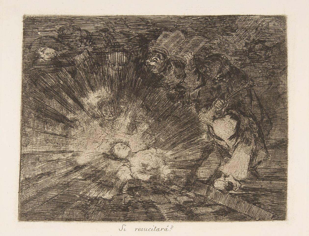 80. tábla: The Disasters of War Los Desastres de la Guerra: Wil..., 1810-20, 1863-ban. alkotó: Francisco de Goya