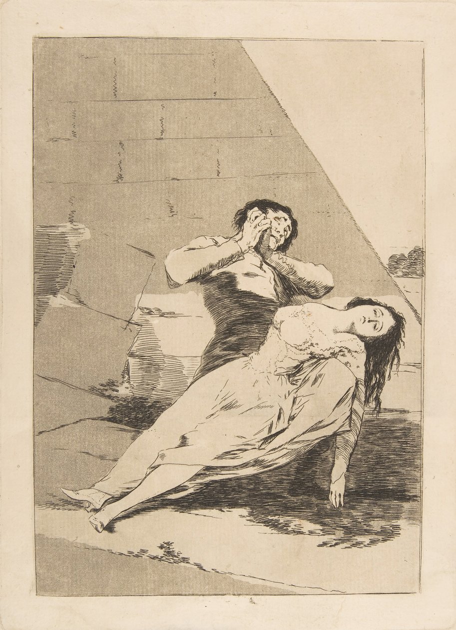 9. tábla Los Caprichosból: Tantalus Tantalo., 1799. alkotó: Francisco de Goya