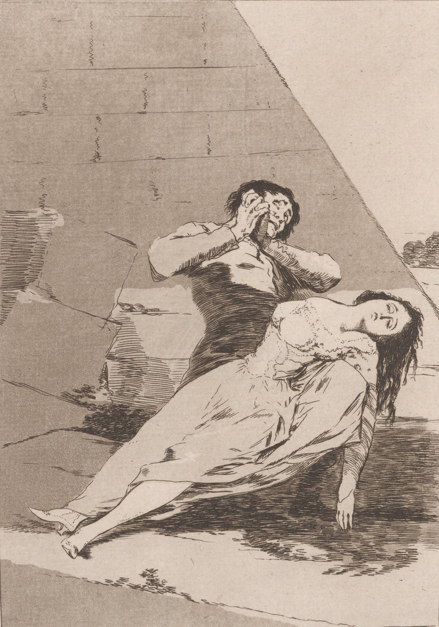 9. tábla „Los Caprichos”-ból: Tantalus Tantalo., 1799., 1799. alkotó: Francisco de Goya