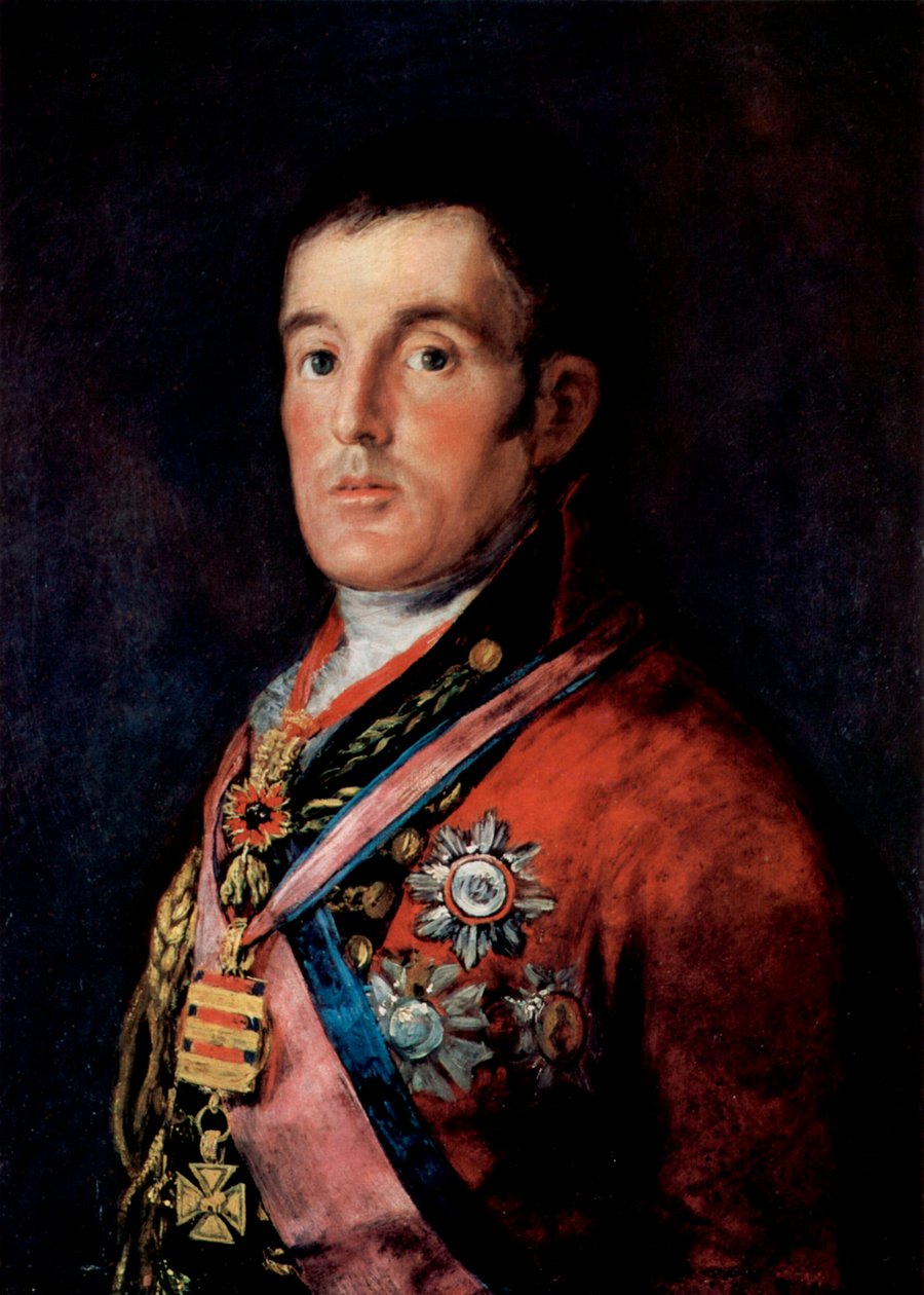 Arthur Wellesley tábornagy, Wellington 1. hercegének portréja, 1814. alkotó: Francisco de Goya