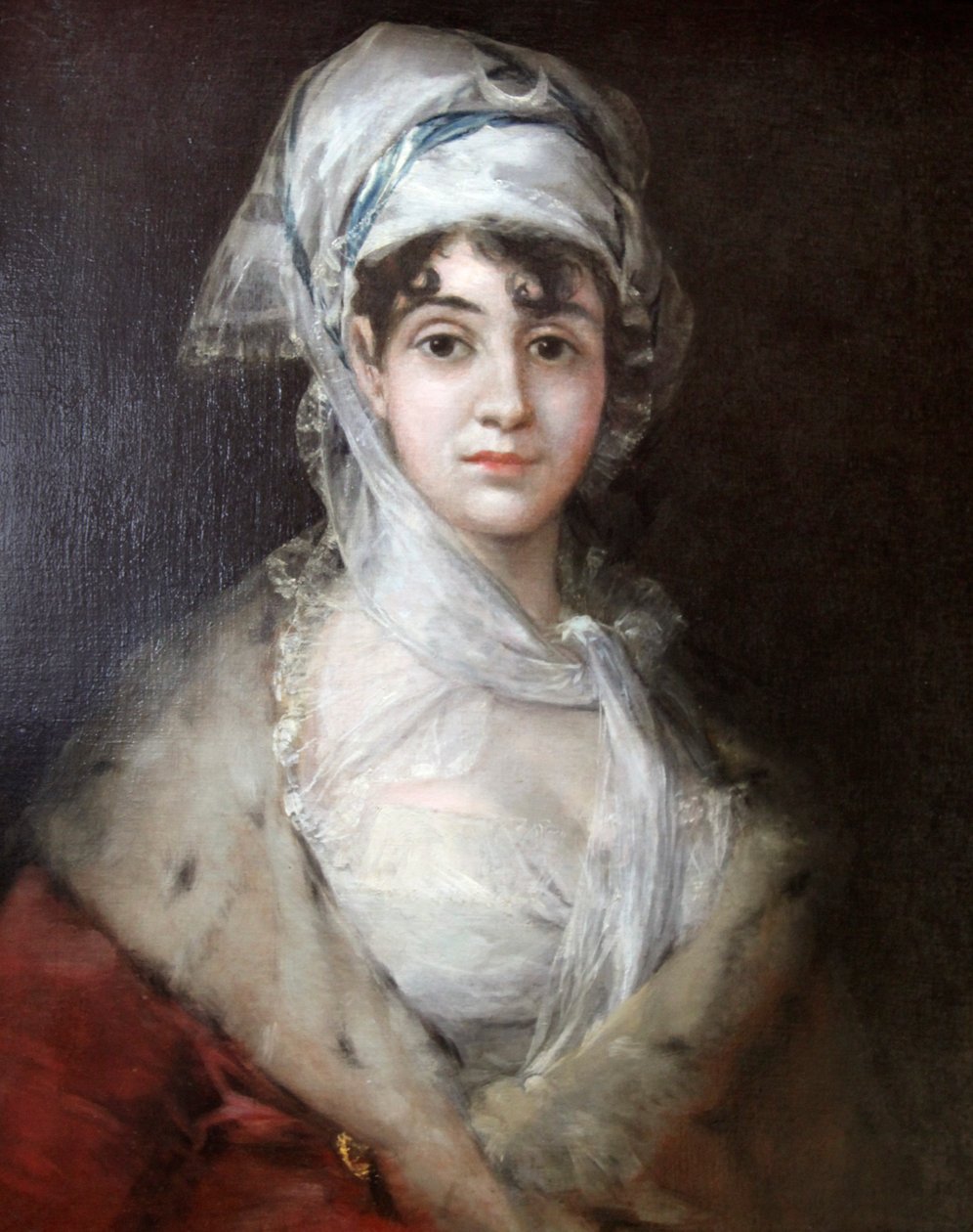 „Antonia Zarate színésznő portréja”, c1810-c1811. alkotó: Francisco de Goya