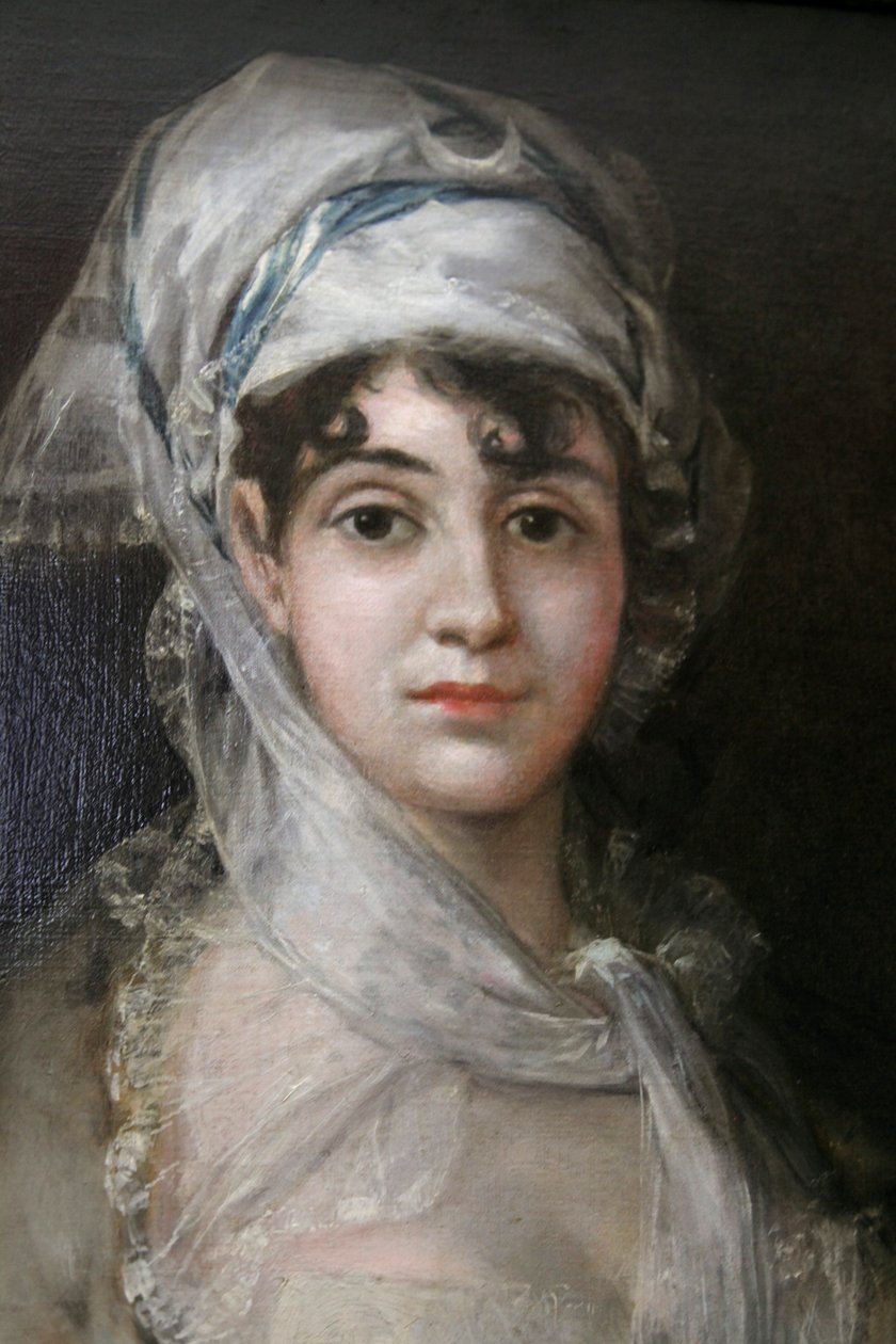 „Antonia Zarate színésznő portréja”, c1810-c1811. alkotó: Francisco de Goya