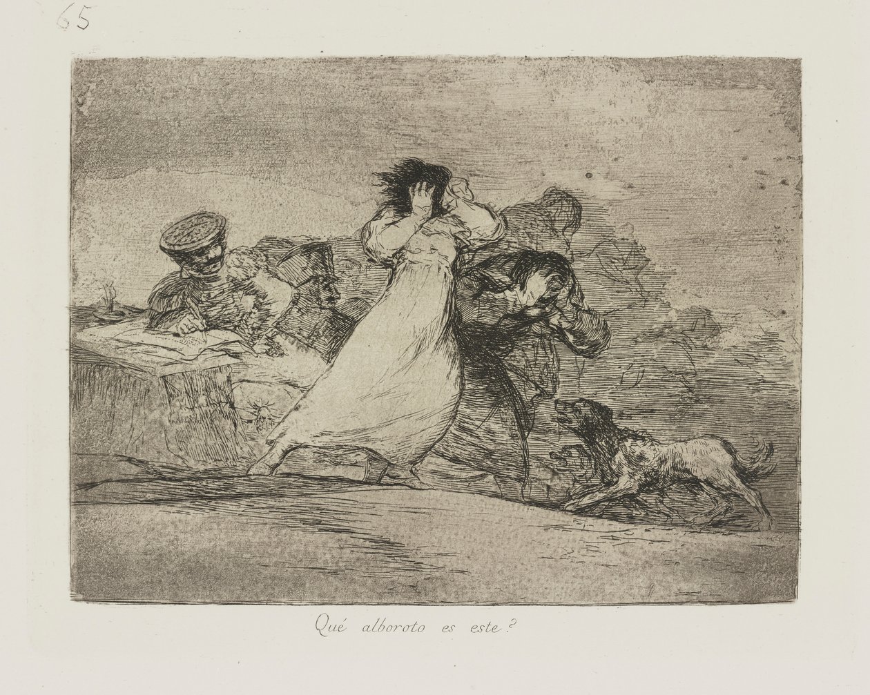 Hogy? lázadás ez? (What Is This Hubbub?), pl. 65 A háború katasztrófái című sorozatból alkotó: Francisco de Goya
