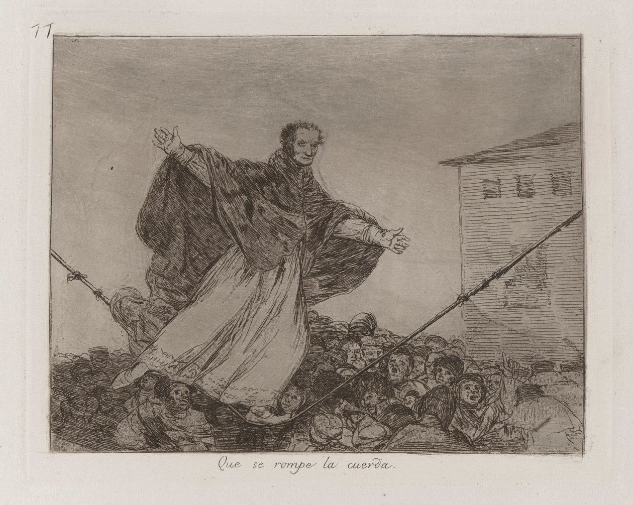 Elszakadhat a zsinór, 77. tábla a The Disasters of War-ból alkotó: Francisco de Goya