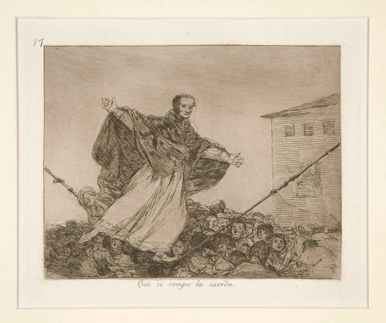 Szakadjon a zsinór, pl. 77 A háború katasztrófáiból alkotó: Francisco de Goya