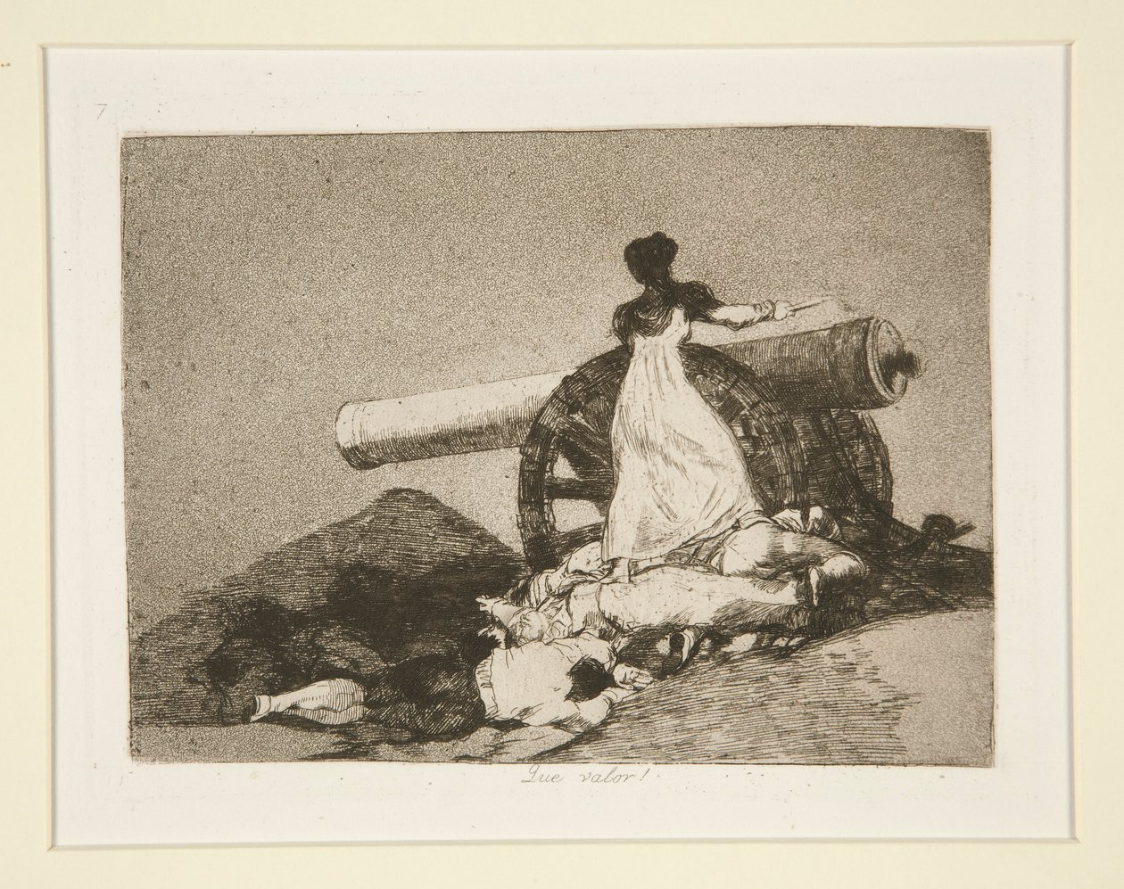 Micsoda érték! (Micsoda bátorság!), pl. 7 A háború katasztrófáiból alkotó: Francisco de Goya