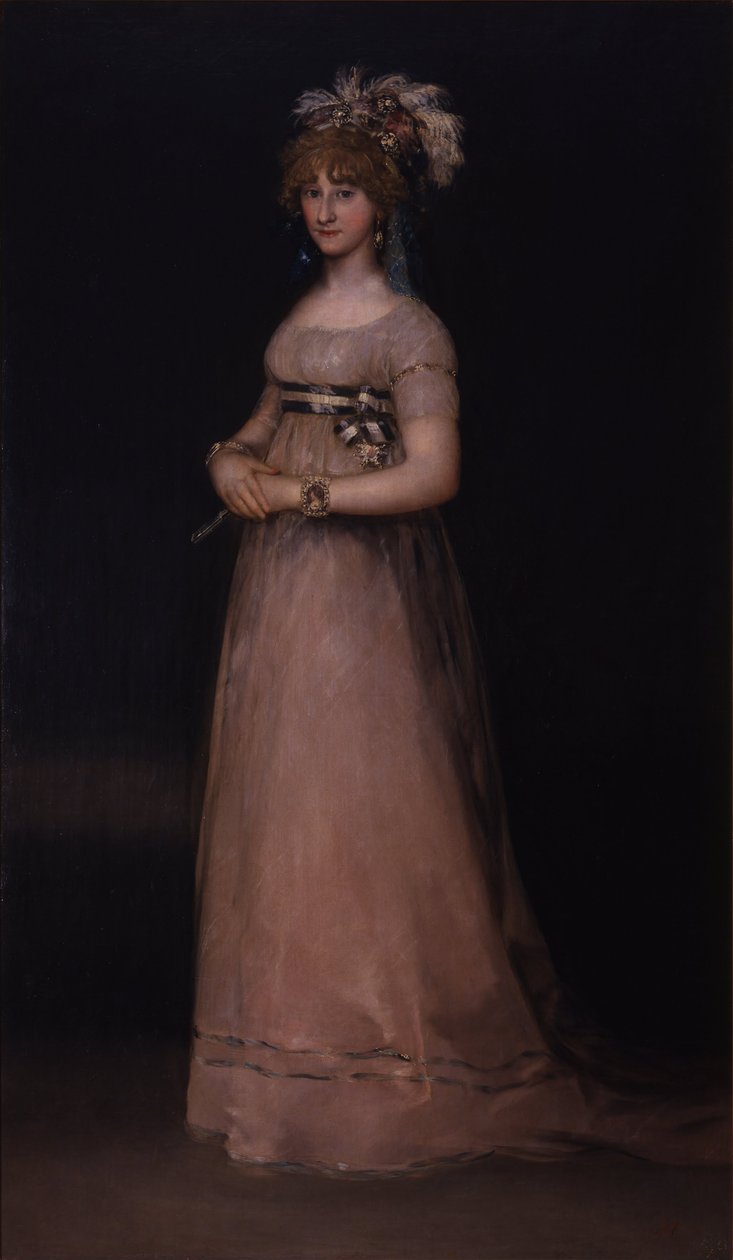 María Luisa de Borbón és Vallabriga Ritratto alkotó: Francisco de Goya