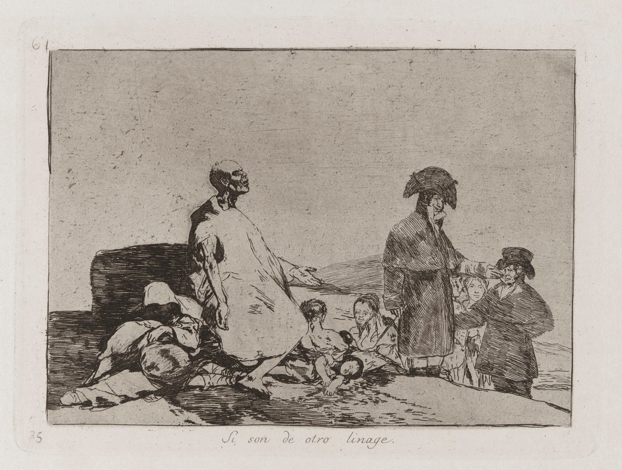 Talán más fajtájúak, 61. lemez a The Disasters of War-ból alkotó: Francisco de Goya