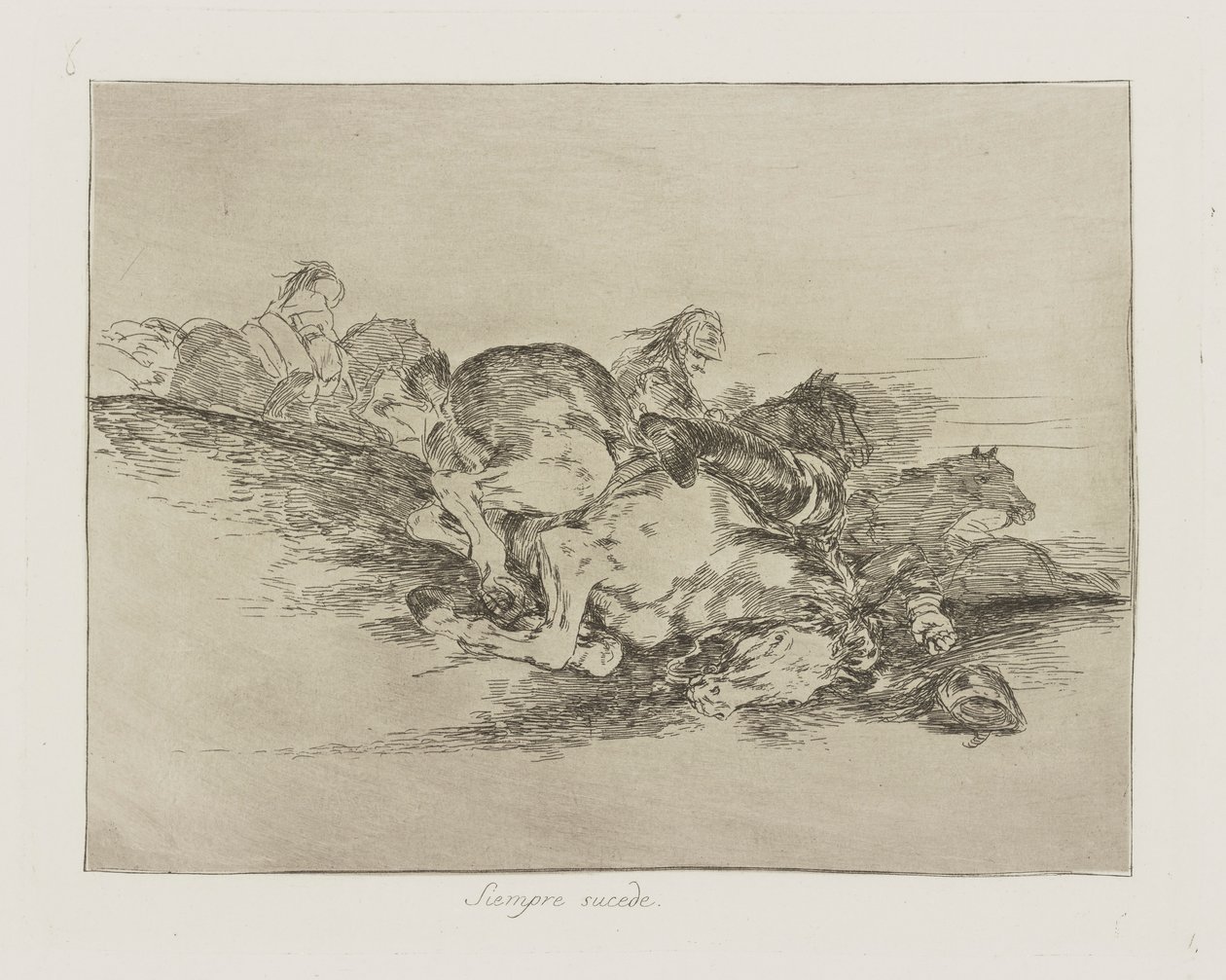 Mindig megtörténik. (It Always Happens.), pl. 8 a The Disasters of War sorozatból alkotó: Francisco de Goya