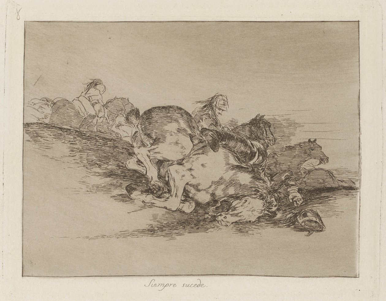 Mindig megtörténik (It Always Happens), pl. 8 a The Disasters of War sorozatból alkotó: Francisco de Goya