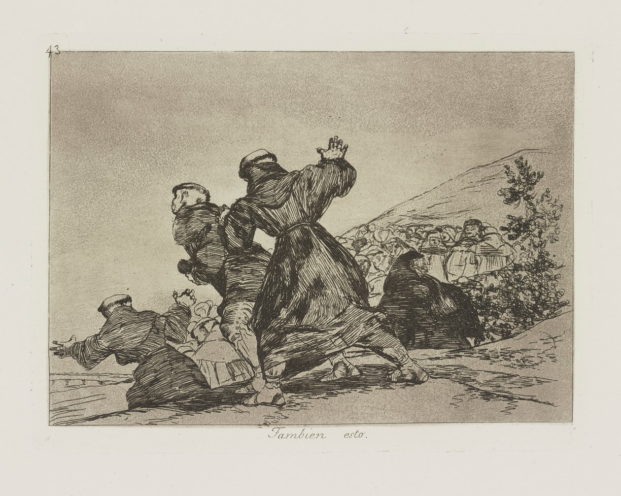 Az is. (Ez is.), pl. 43 A háború katasztrófái című sorozatból alkotó: Francisco de Goya