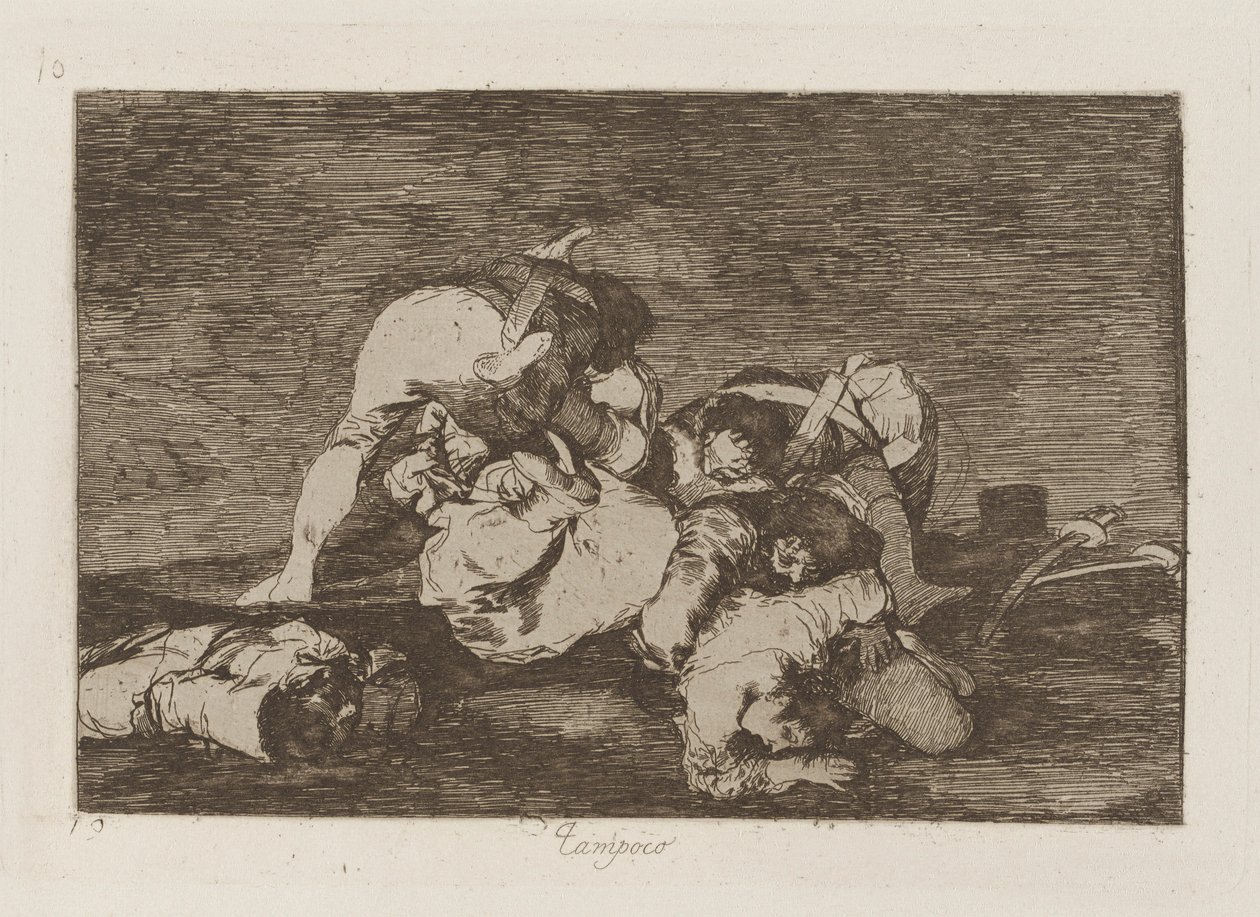 Egyik sem (Ne [Do These] sem), pl. 10 a The Disasters of War sorozatból alkotó: Francisco de Goya