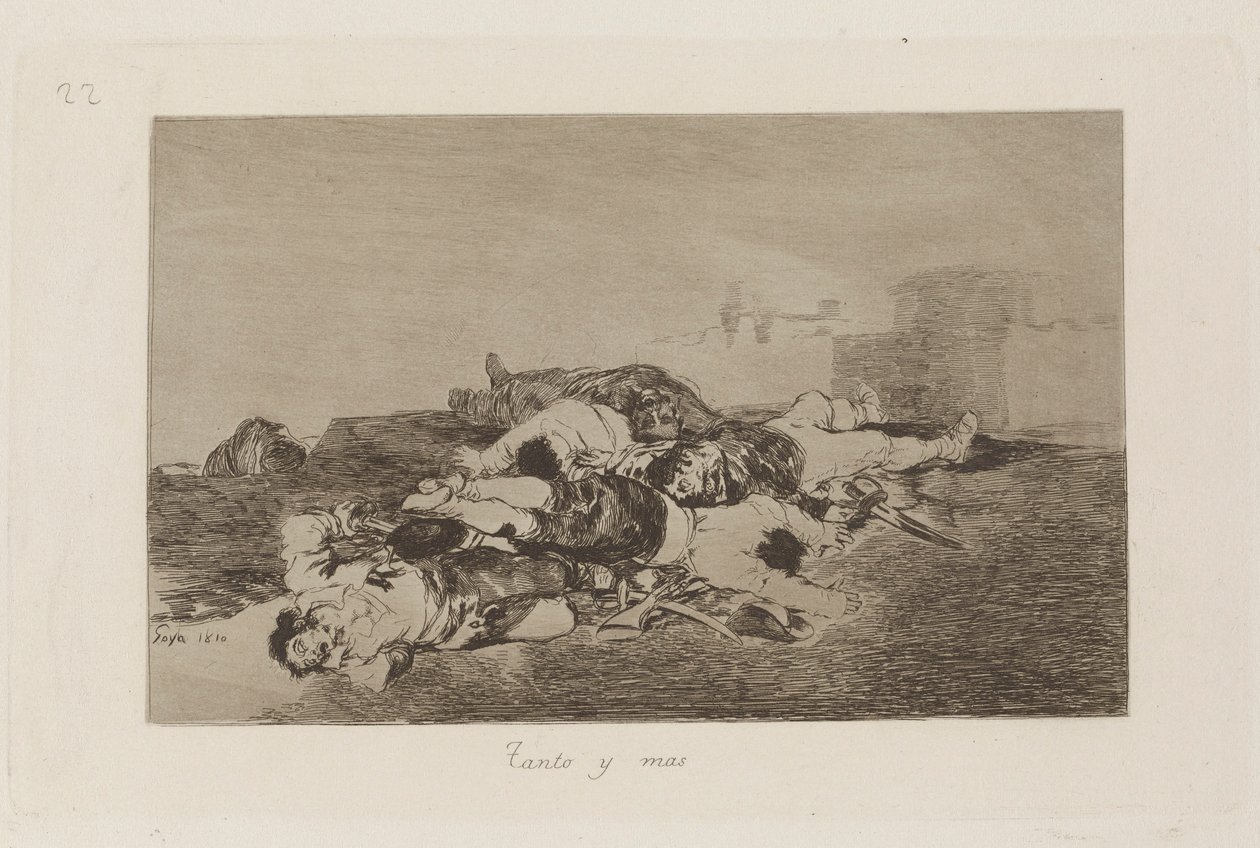 Mindkettő és több (még rosszabb), 22. lemez a The Disasters of War-ból alkotó: Francisco de Goya