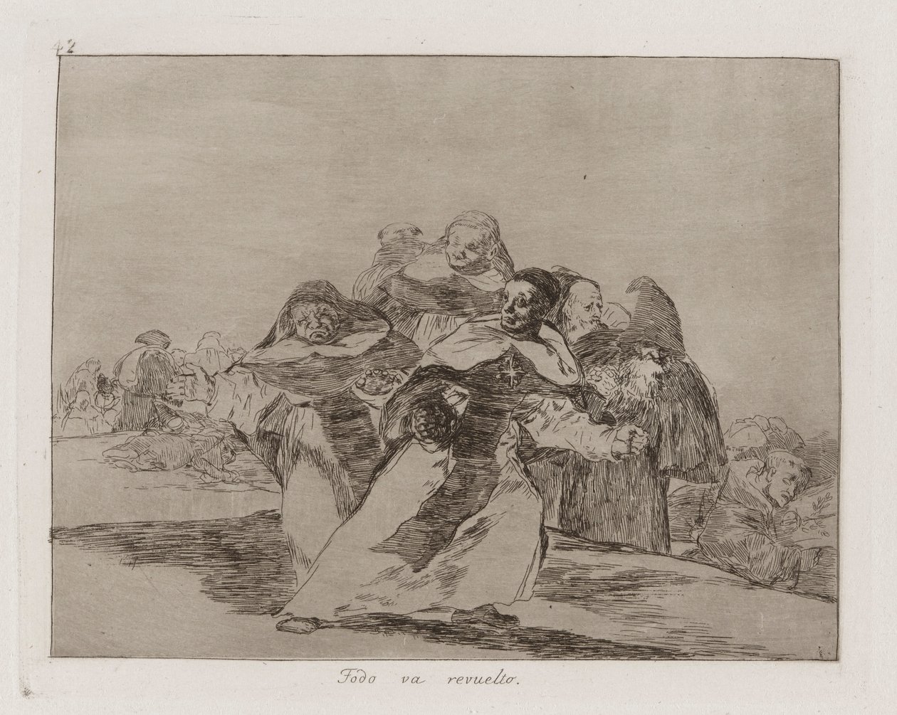 Minden borzongató, 42. lemez a The Disasters of War-ból alkotó: Francisco de Goya