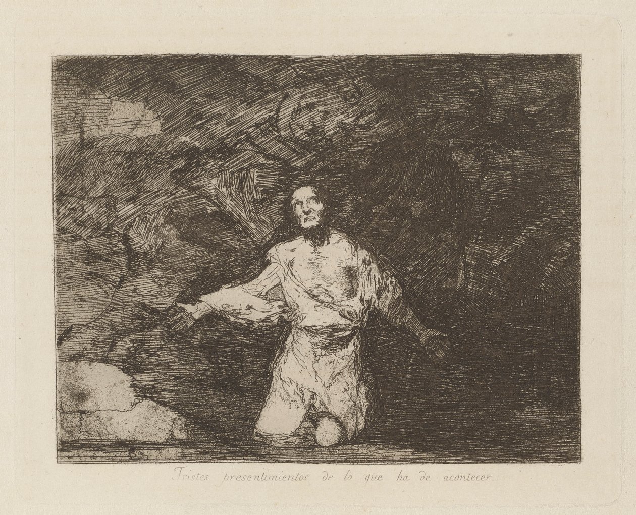 Szomorú előérzetek arról, hogy mi fog történni, pl. 1 a The Disasters of War sorozatból alkotó: Francisco de Goya