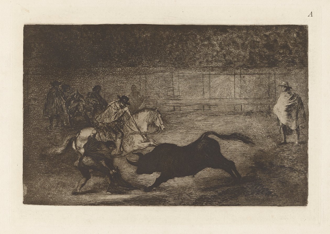 Egy spanyol lovas összetör alkotó: Francisco de Goya