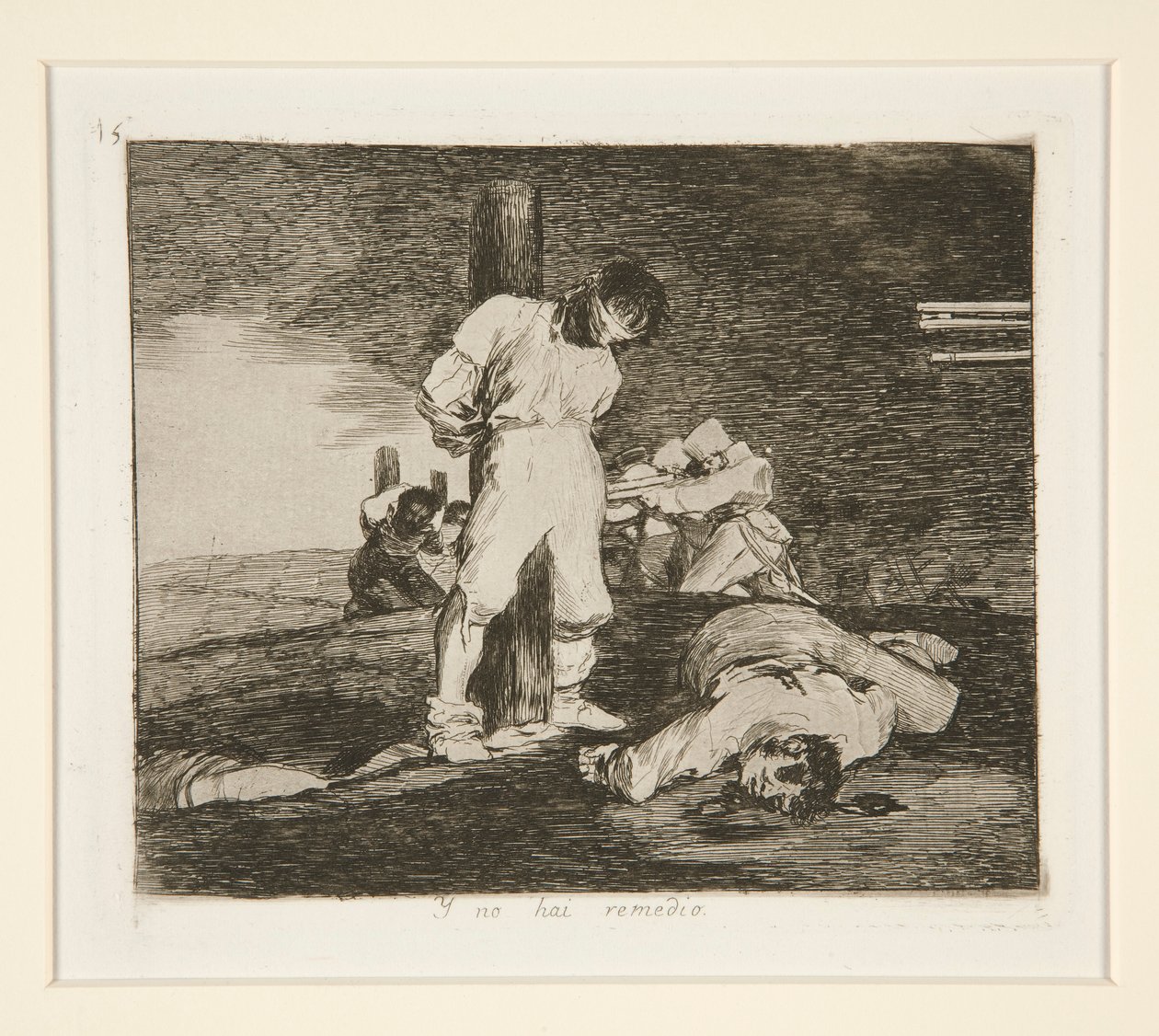 Y no hai [sic] remedio (And There alkotó: Francisco de Goya