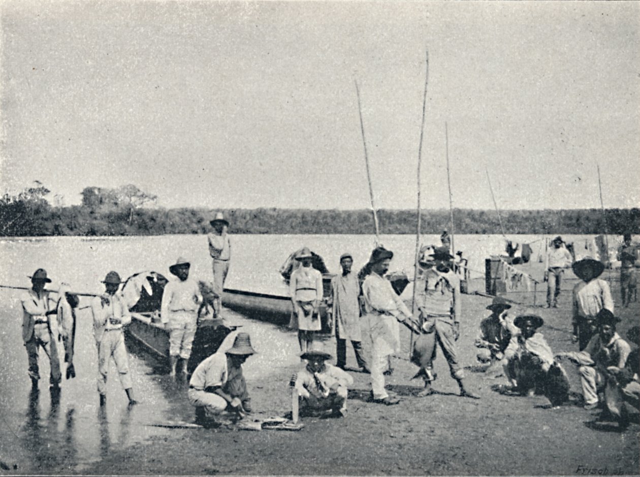 Horgászat a Rio Grandében, 1895 alkotó: Francisco Henszler