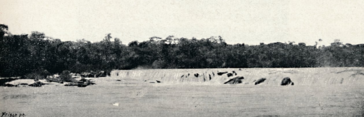 Salto Grande Rio Paranapanema, 1895 alkotó: Francisco Henszler