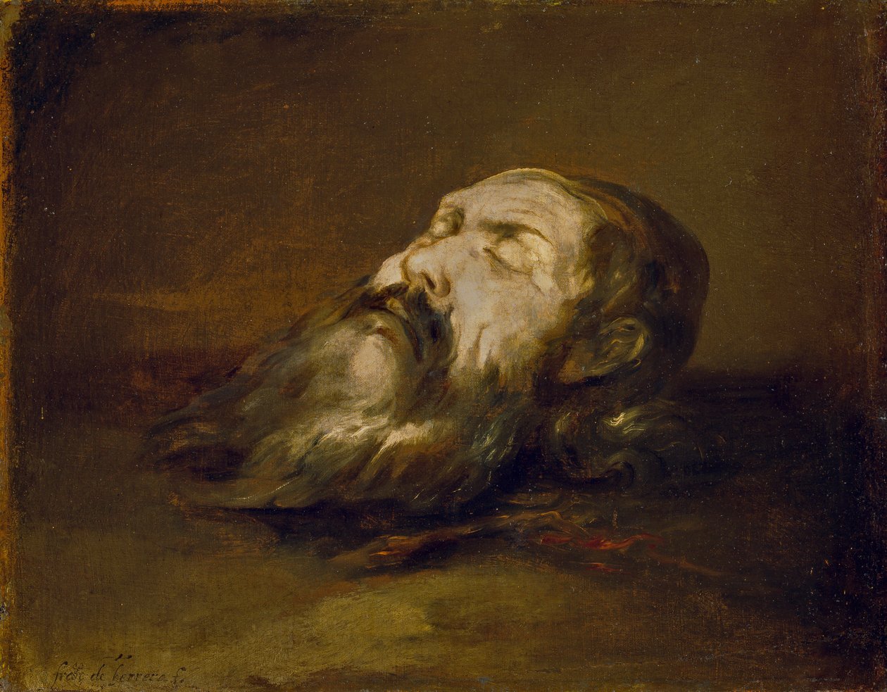 Szent fejét lefejezték alkotó: Francisco Herrera the Elder