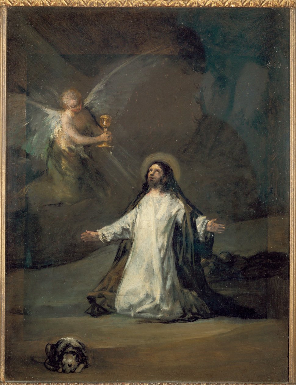 Krisztus a Gecsemánéban ... alkotó: Francisco Jose de (circle of) Goya y Lucientes
