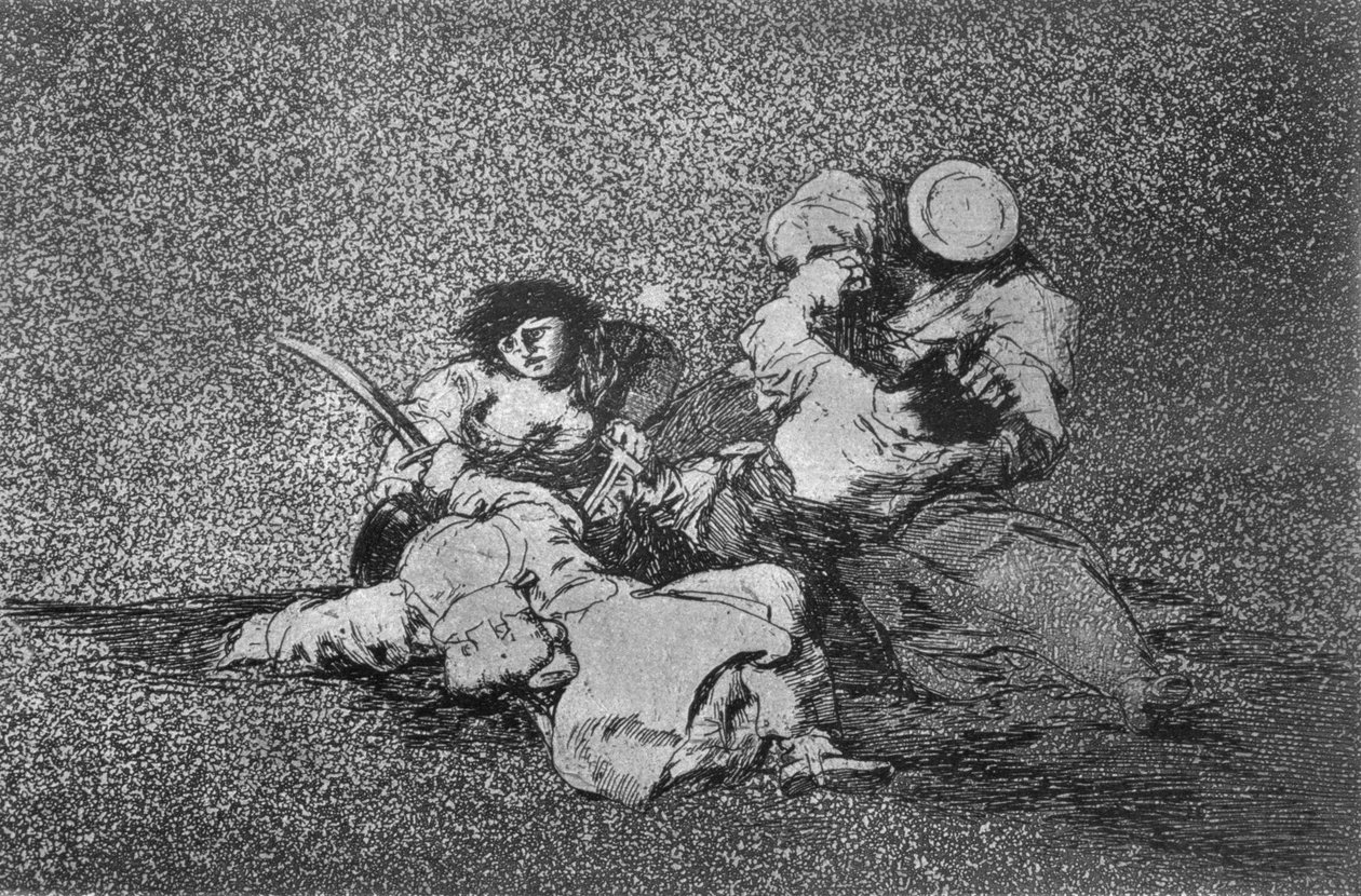 193-0082185 A nők bátorságot adnak, „A háború katasztrófái” 4. táblája alkotó: Francisco Jose de Goya y Lucientes