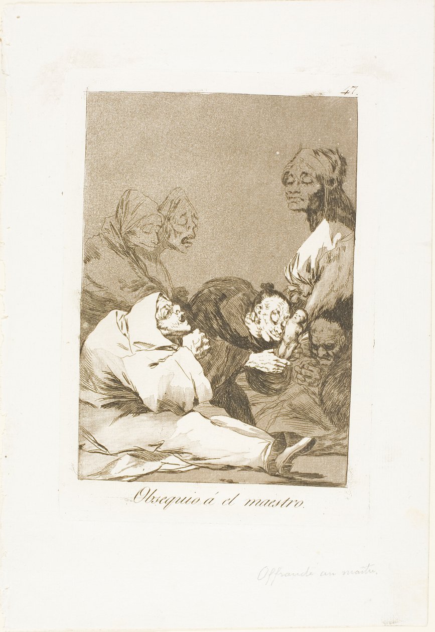 Ajándék a mesternek, 47-es lemez Los Caprichosból alkotó: Francisco Jose de Goya y Lucientes