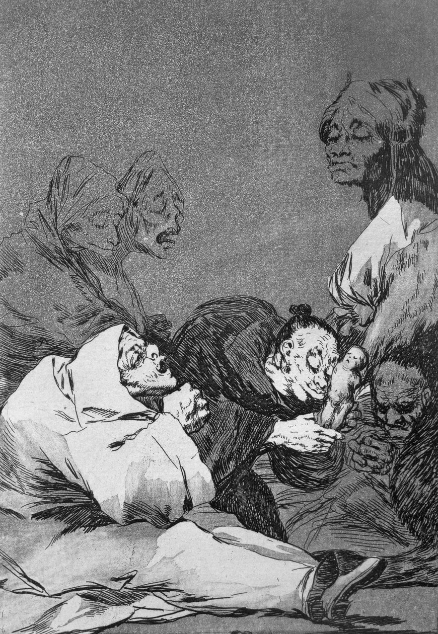 Ajándék a mesternek, "Los caprichos" 47-es tányérja alkotó: Francisco Jose de Goya y Lucientes