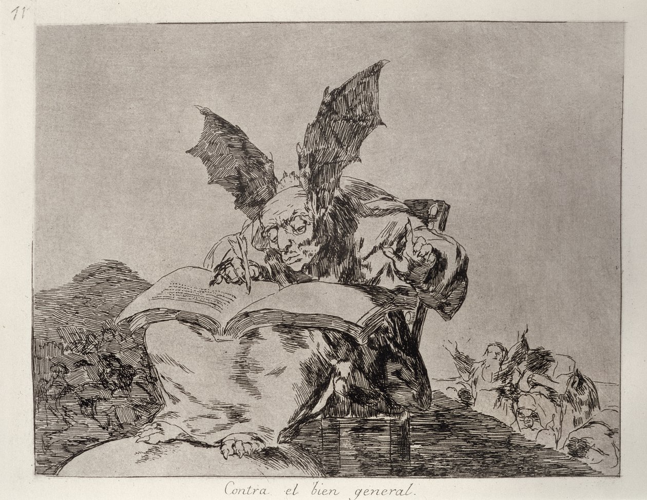 A közjó ellen, „A háború katasztrófái” 71. lemeze alkotó: Francisco Jose de Goya y Lucientes