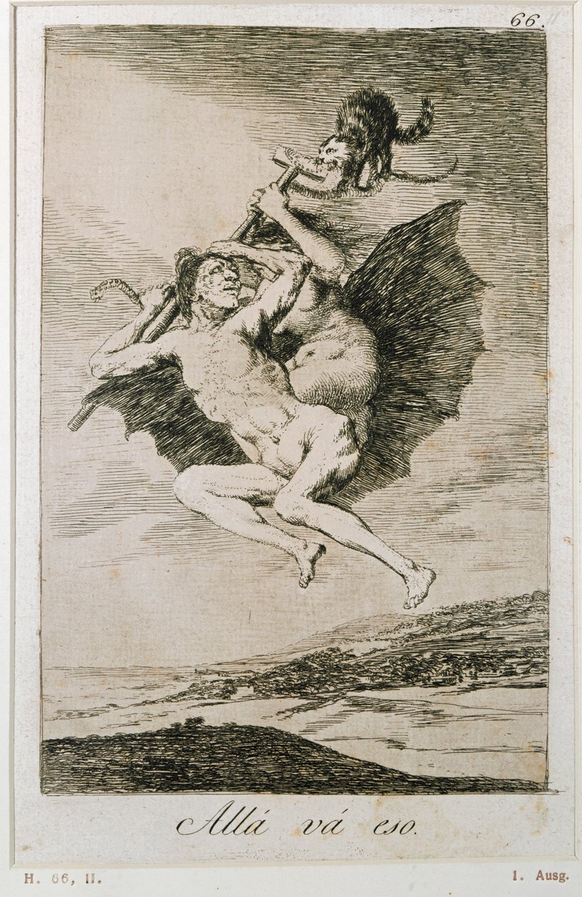 Alla va eso (metszet) alkotó: Francisco Jose de Goya y Lucientes