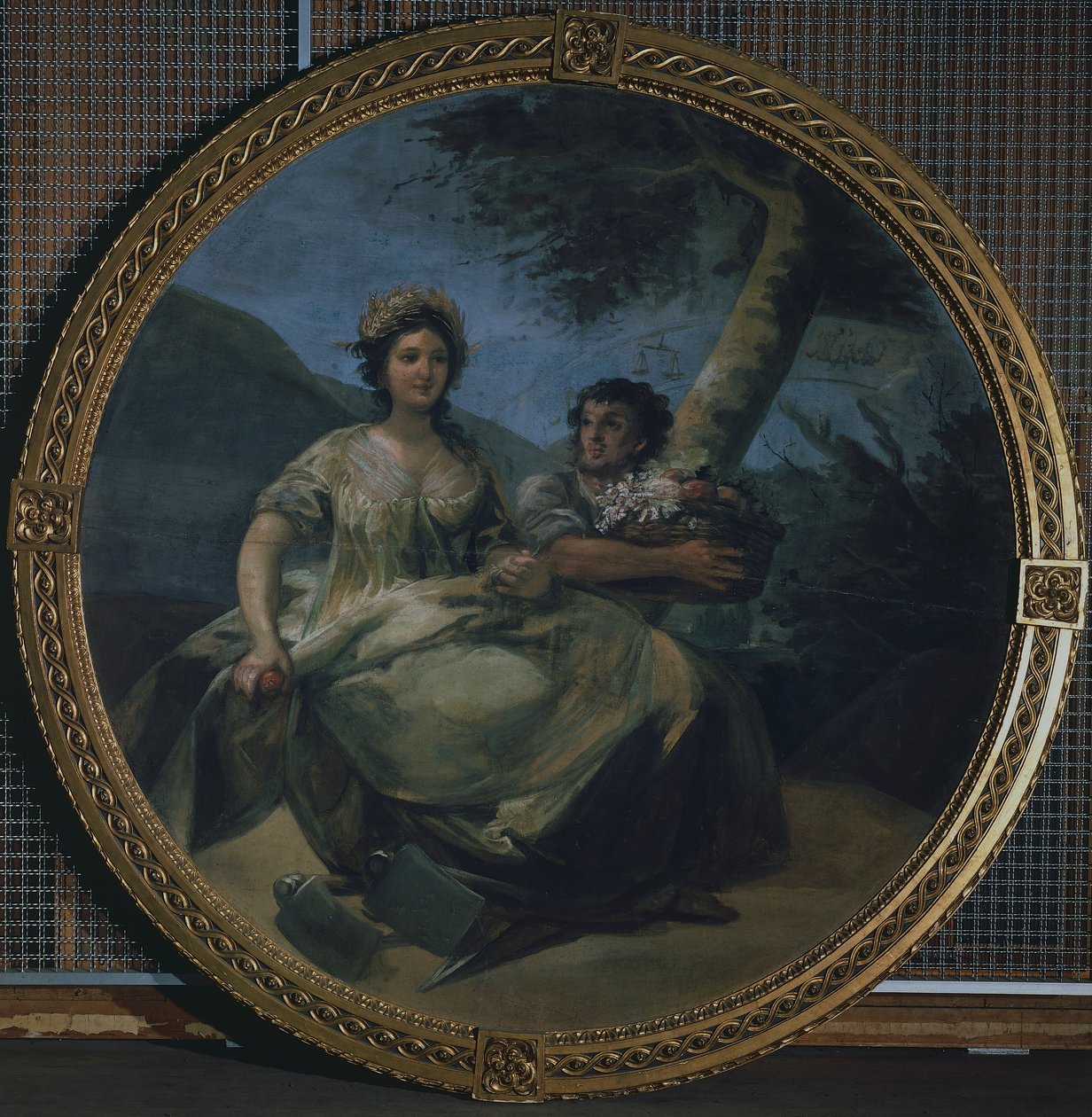 A mezőgazdaság allegóriája, 1805 körül (tempera, vászon) alkotó: Francisco Jose de Goya y Lucientes