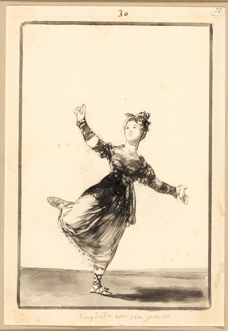 Légy óvatos ezzel a lépéssel! alkotó: Francisco Jose de Goya y Lucientes