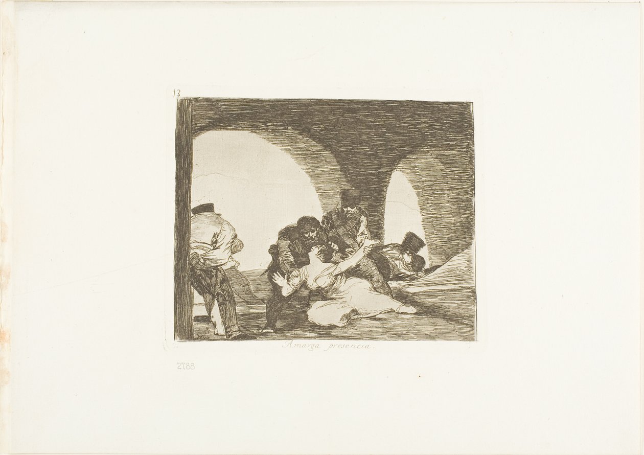 Bitter to be Present, 13. lemez a The Disasters of War-ból alkotó: Francisco Jose de Goya y Lucientes