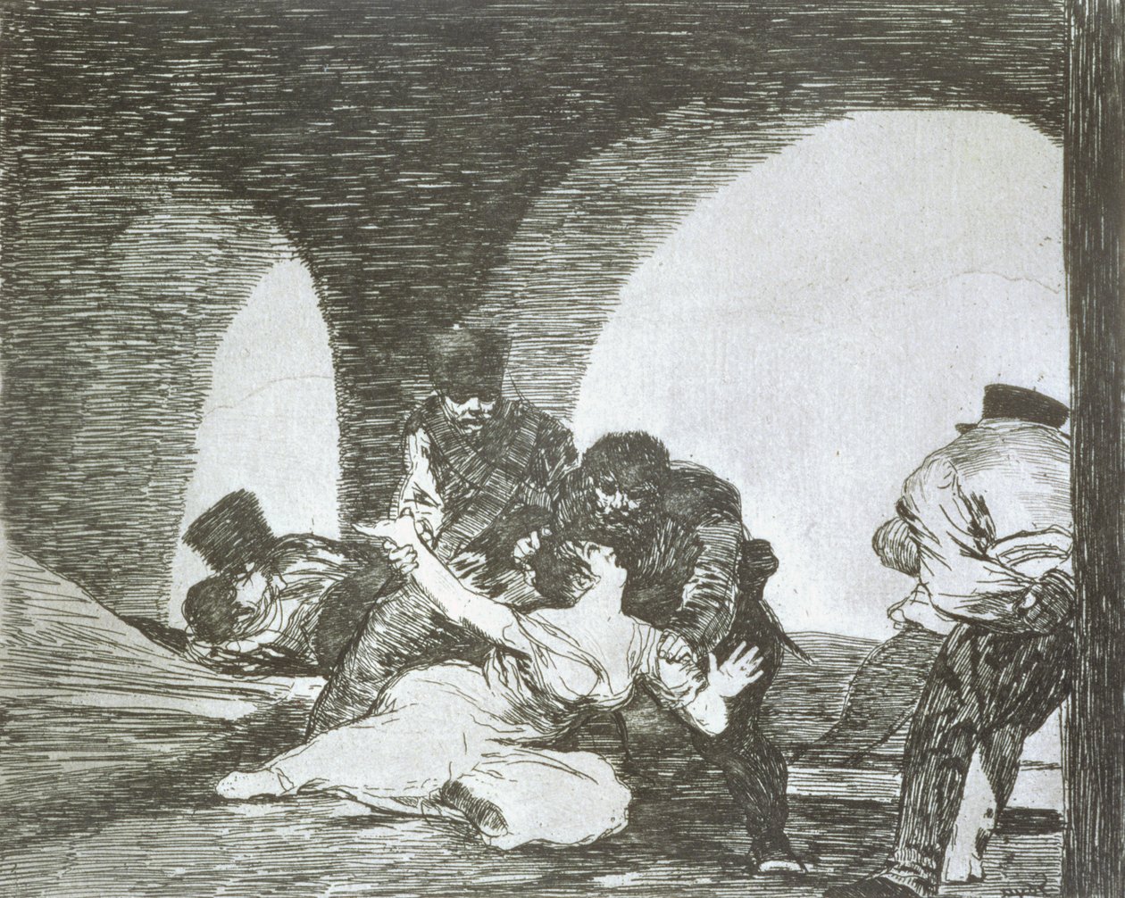 Keserű jelen lenni, a „The Disasters of War” 13. lemeze alkotó: Francisco Jose de Goya y Lucientes