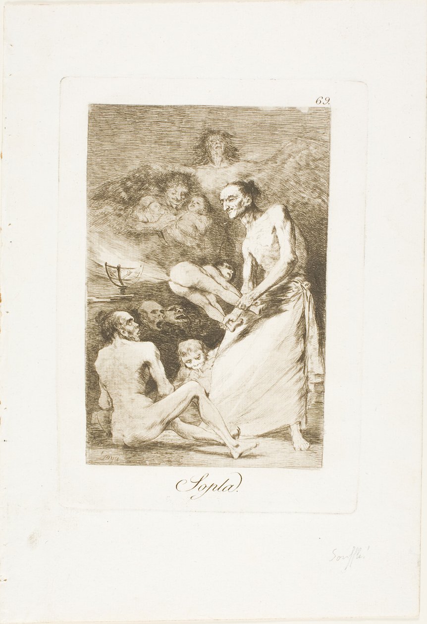 Fújás, 69-es lemez Los Caprichosból alkotó: Francisco Jose de Goya y Lucientes