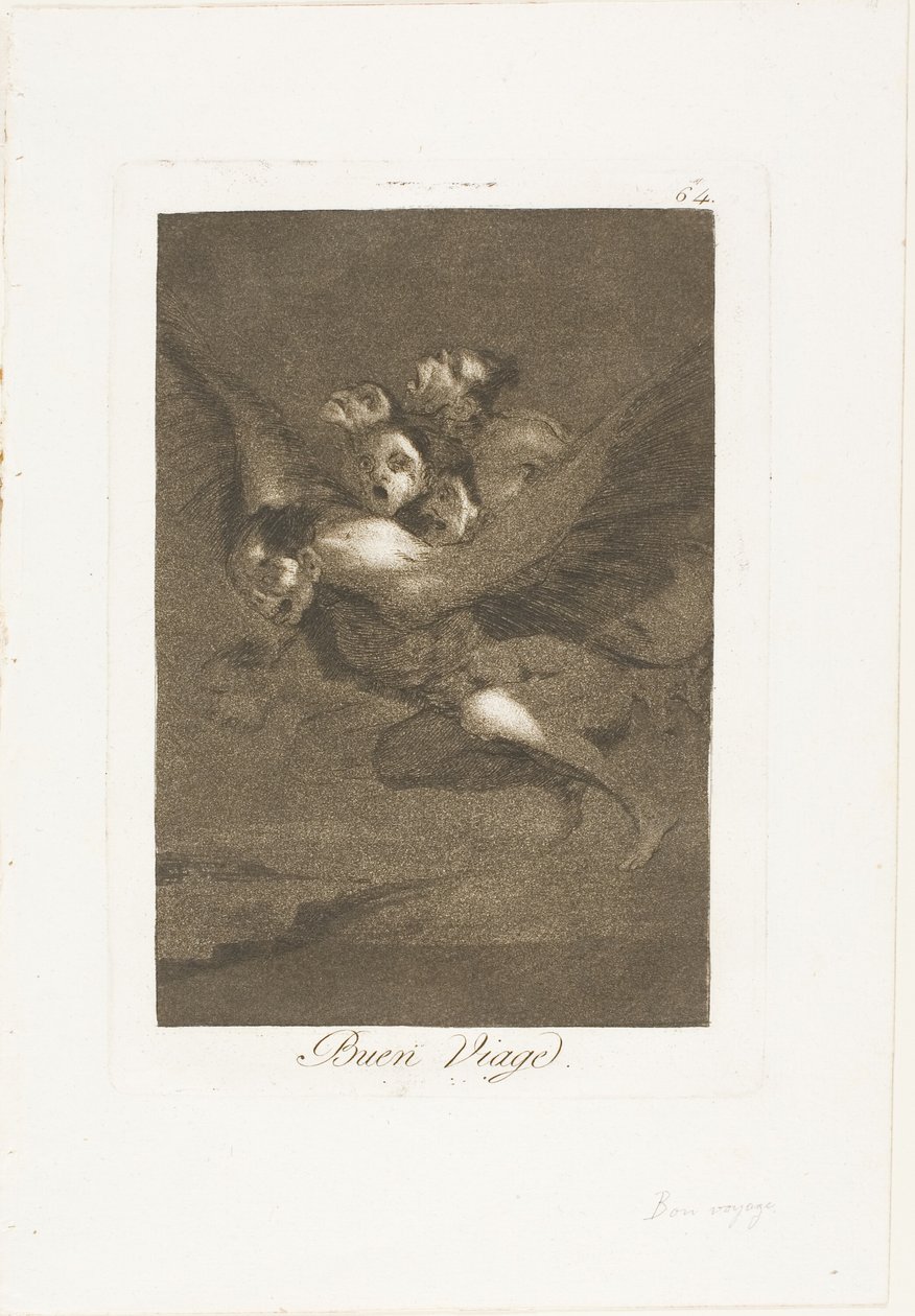 Jó utat, 64-es lemez Los Caprichosból alkotó: Francisco Jose de Goya y Lucientes