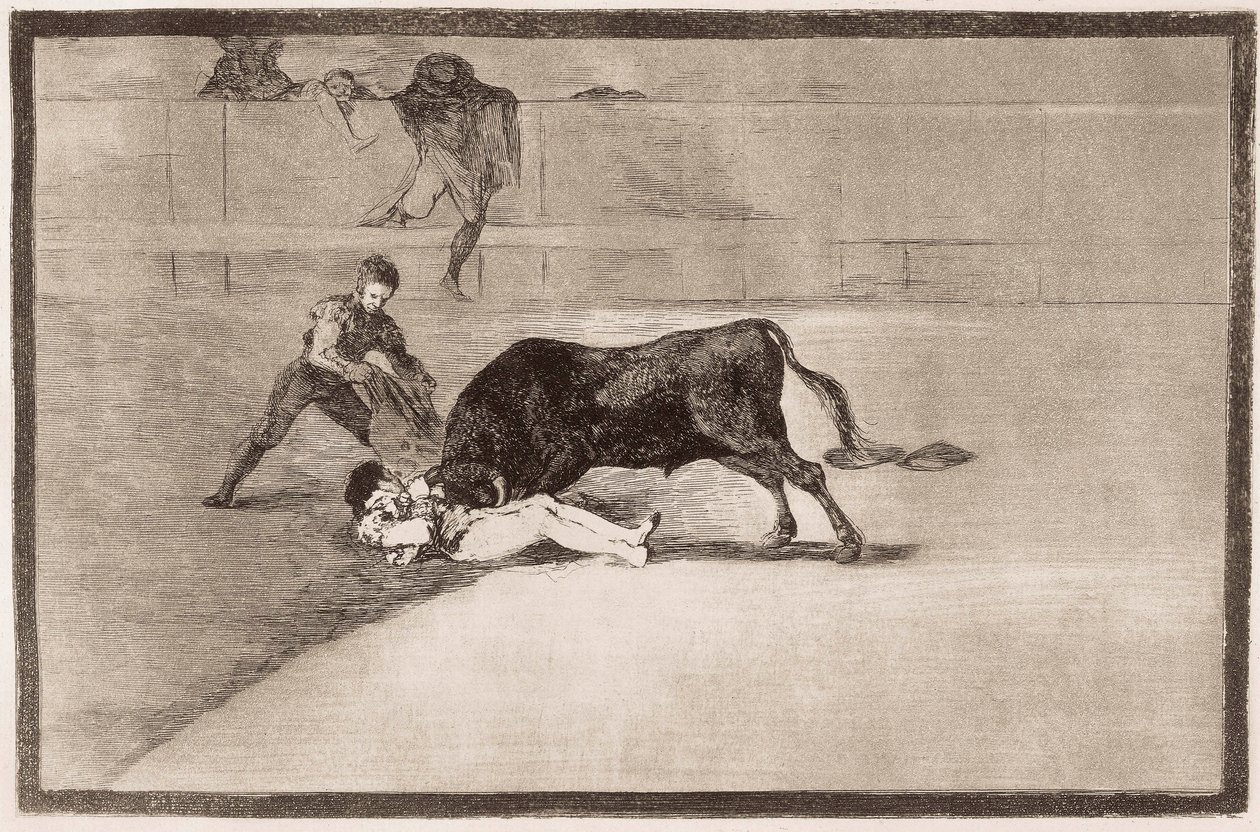 Bikaviadal: Pepe Hillo szerencsétlen halála alkotó: Francisco de Goya