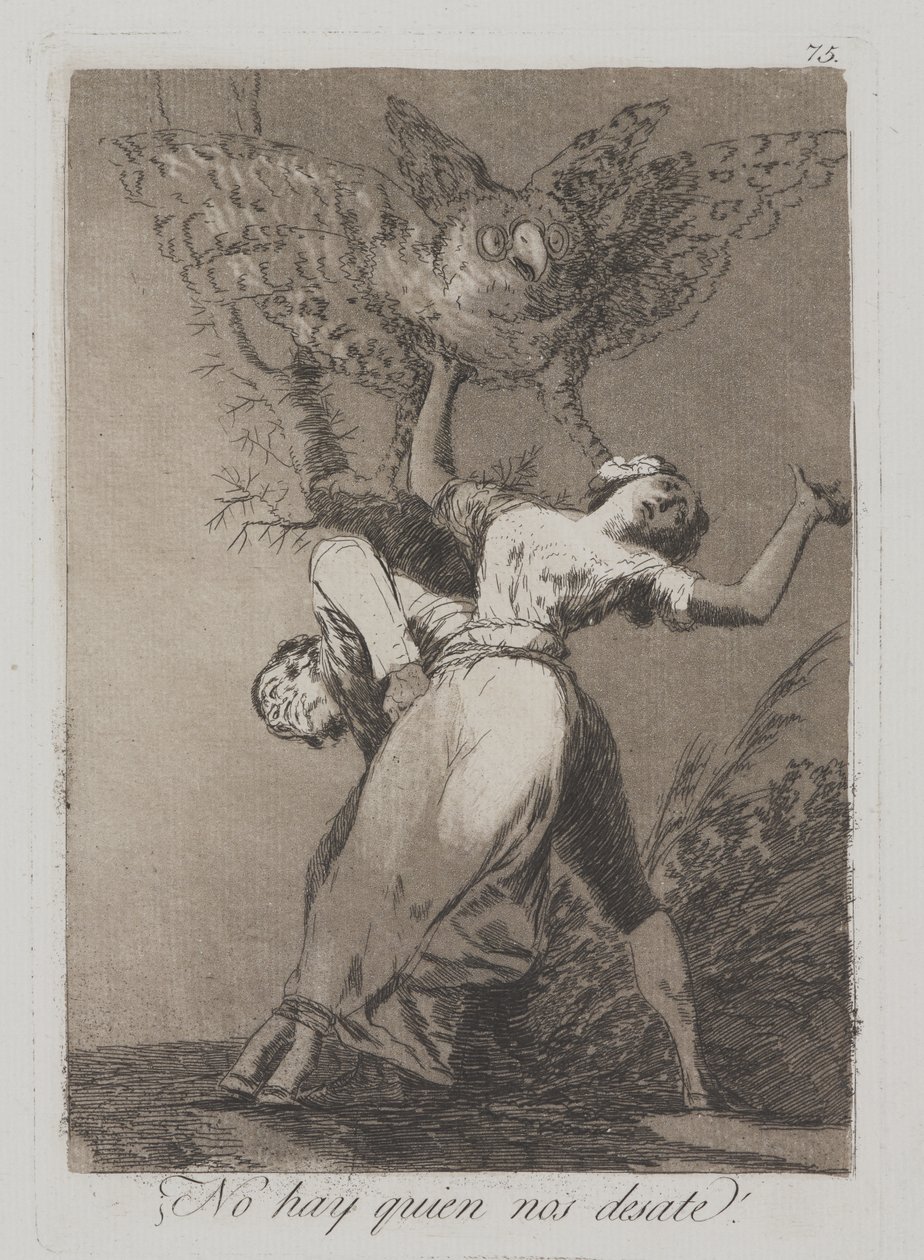 Senki nem tud feloldani minket? (Nincs ember, aki ne oldaná ki?) alkotó: Francisco de Goya