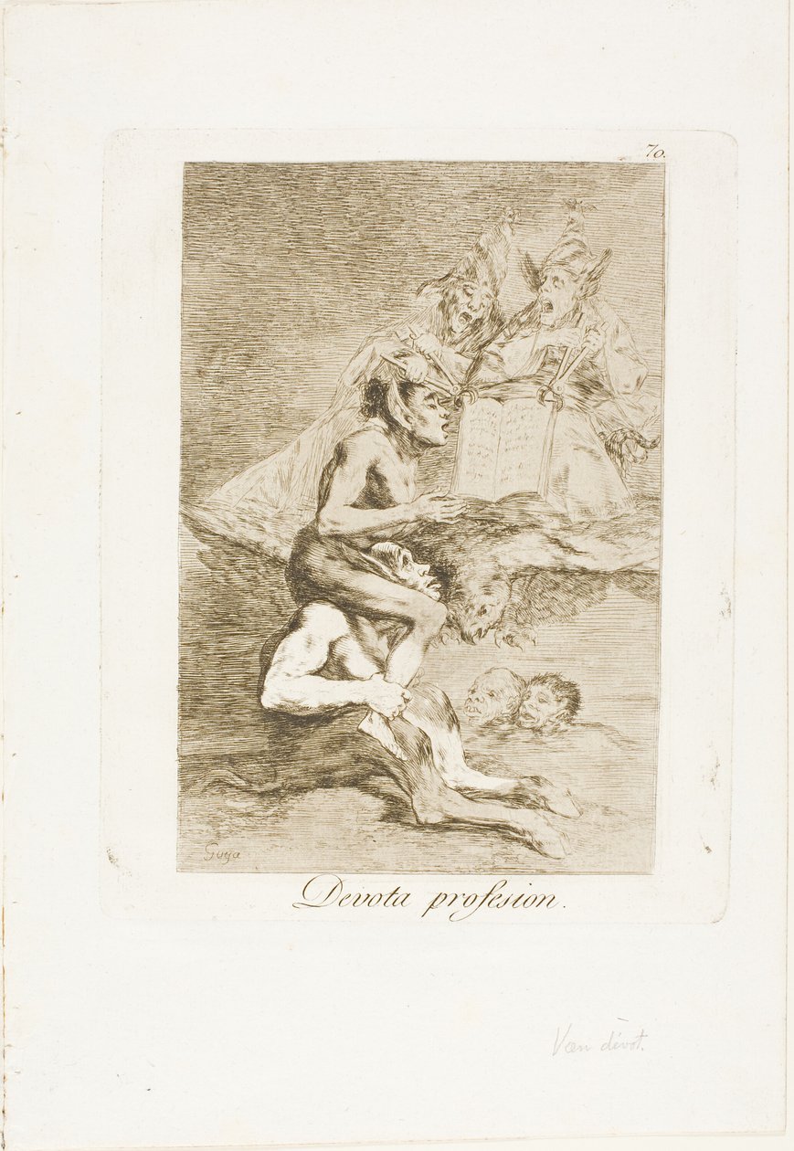 Jámbor szakma, 70-es lemez Los Caprichosból alkotó: Francisco Jose de Goya y Lucientes