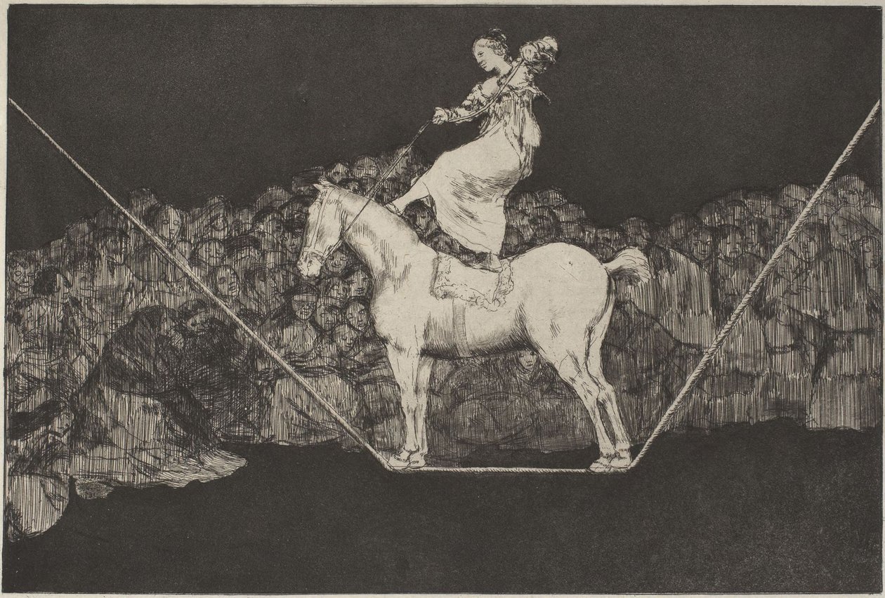 Disparate Puntual (Ostoba pontosság) alkotó: Francisco Jose de Goya y Lucientes