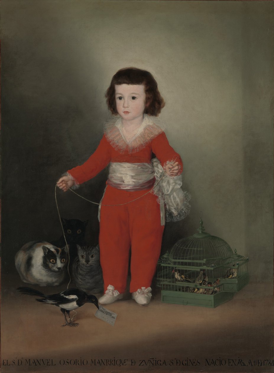 Don Manuel Osorio Manrique de Zuniga (1784-92) alkotó: Francisco de Goya
