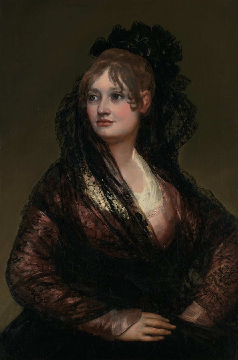 Dona Isabel de Porcel, kiv. 1805 alkotó: Francisco de Goya